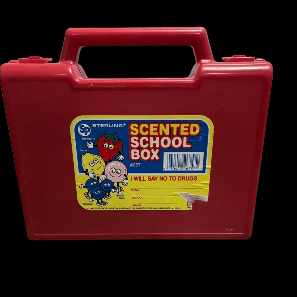 Vintage 1988 Sterling School Box Say No To Drugs Scented Sanford